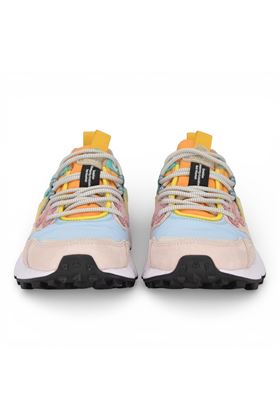 Sneaker donna Flower Mountain in camoscio e tessuto multicolore. FLOWER MOUNTAIN | YAMANO3W-1I25